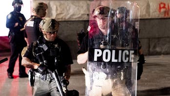 Rioters vandalize, set fire at Portland Police Association office: police