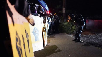 Riot again declared in Portland after crowd marches on police union building