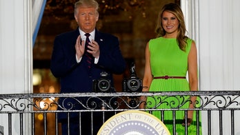 Twitter users give Melania Trump's RNC dress the green-screen treatment