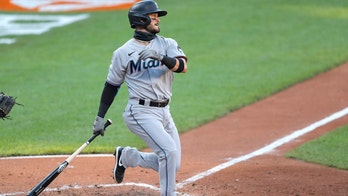 Eddy Alvarez, silver medalist skater at 2014 Winter Olympics, makes Marlins debut