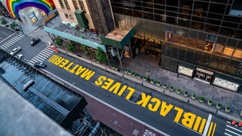 Woman arrested for defacing Black Lives Matter mural outside Trump Tower