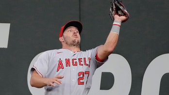 Trout homers in 1st AB as father, Angels beat Mariners 5-3