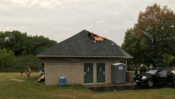 Lightning strike in Minnesota hits shelter with 40 people attending party, 3 evaluated for injuries