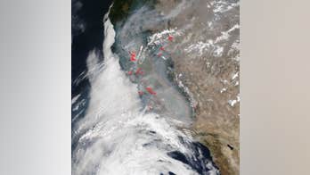 Vast smoky pall from California wildfires spotted by NASA satellite