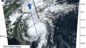 NASA captures storm Isaias in 'a slice' taken by satellite