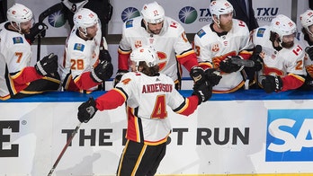 Dube scores twice as Flames beat Stars 3-2 in Game 1