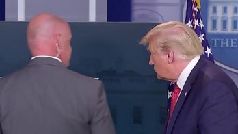 Trump escorted out of news briefing by Secret Service after shots fired near White House