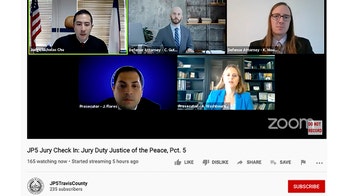 Texas court holds jury trial in traffic crime case over Zoom