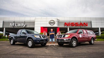 Nissan Frontier pickup driven over 1 million miles traded for new truck