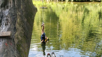 Maryland boy, 6, rescued after getting tangled upside-down in rope swing with head partially in water