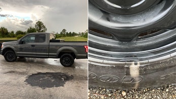 Florida police officer survives lightning strike outside truck that caused 'bubbles from the asphalt'