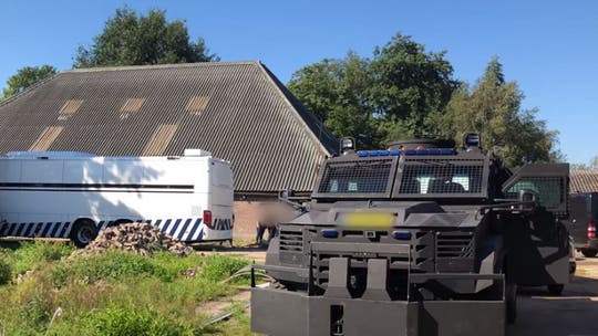 Dutch police uncover Netherland’s largest-ever cocaine lab in former riding school, arrest 17 suspects