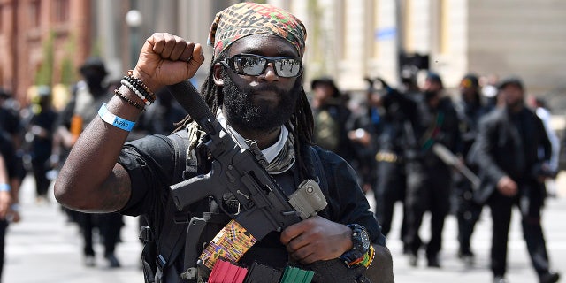 An armed member of