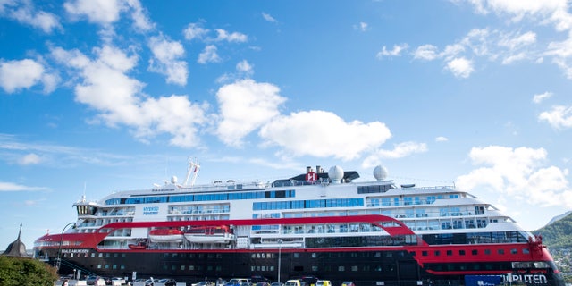 As the cruise ship line often acts as a local ferry, sailing from port to port along Norway's western coast, the viral disease may not have been contained aboard the cruise ship. (Terje Pedersen/NTB scanpix via AP)