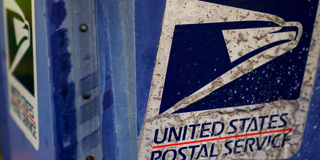 A mailbox stands in Fox Point, Wis., Tuesday, Aug. 18, 2020.