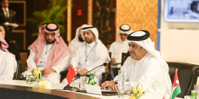 Ausamah Al Absi, seen here in the foreground, has led Bahrain's efforts to battle human trafficking.