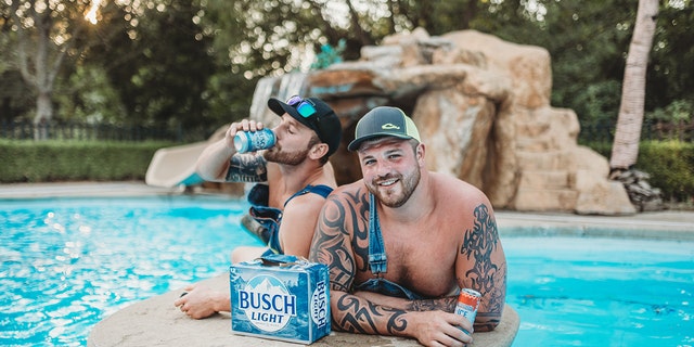 Skyler Ipock and Aaron Brothers of Hopkins County have been friends for years, and recently celebrated their friendship with a poolside photo shoot.  