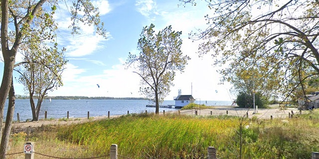 Cherry Beach is a lakeside beach park located in Toronto.