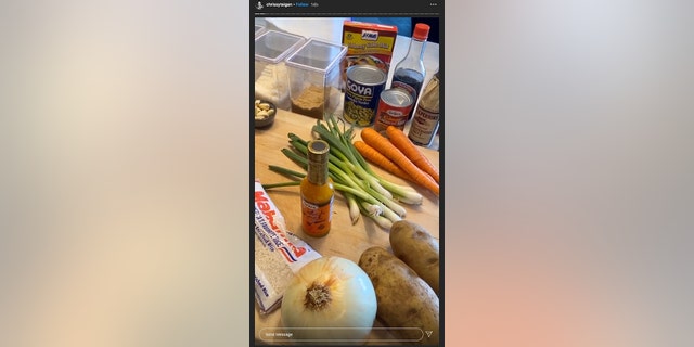 Chrissy Teigen using Goya products