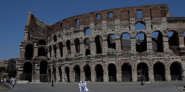 The coronavirus has slowed the flow of tourists to Rome. (AP Photo/Alessandra Tarantino)