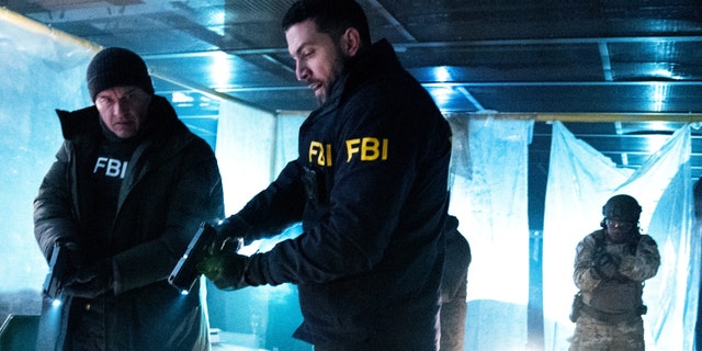 Pictured (L-R) Julian McMahon as Jess LaCroix and Zeeko Zaki as Special Agent Omar Adom 'OA' Zidan on 'FBI: Most Wanted.'