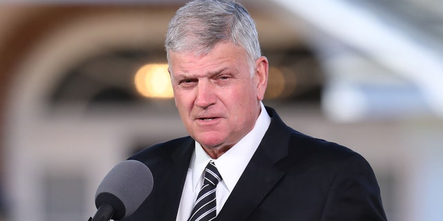 Franklin Graham is leading the Washington Prayer March 2020 Saturday. (LOGAN CYRUS/AFP/Getty Images)