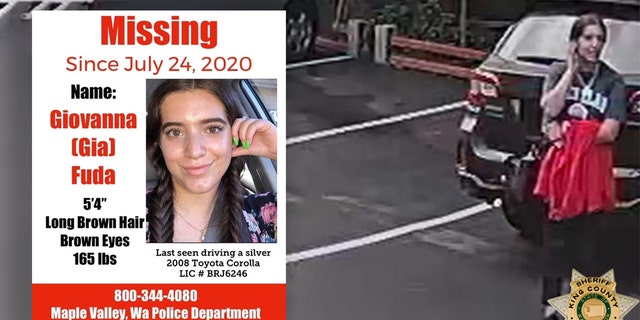 Giovanna ‘Gia’ Fuda, 18, was discovered by search and rescue crews Saturday in the woods near Highway 2 in Stevens Pass, located east of Seattle.