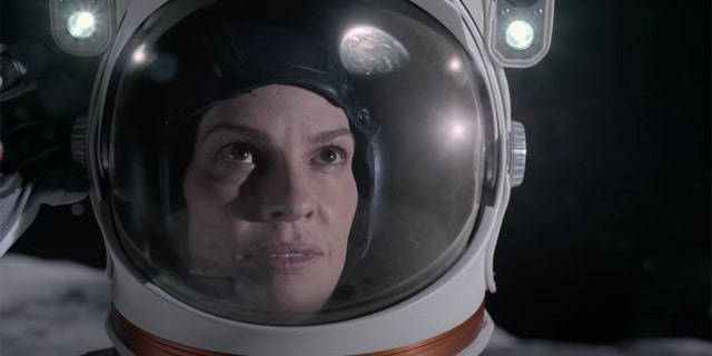 Hilary Swank stars as Emma Green in Netflix's 'Away.' Green must leave her family behind to embark on a three-year journey to Mars.