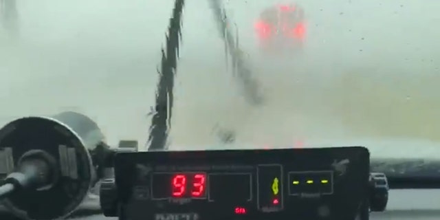 An Iowa state trooper on Monday captured on radar winds topping 90 mph as a derecho blasted across the state.