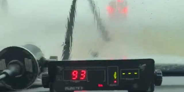 An Iowa state trooper on Monday captured on radar winds topping 90 mph as a derecho blasted across the state.
