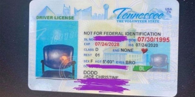 Dodd last Wednesday posted the picture of the ID to her Facebook, which has been shared more than 18,000 times.