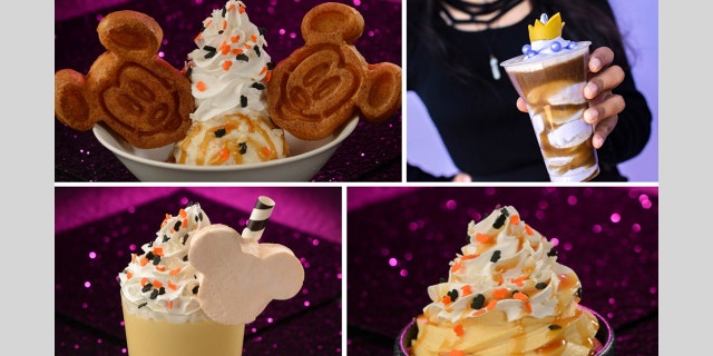 Fall fanatics who are pumped about pumpkin can also look forward to much gourd-y goodness, from the Pumpkin Spiced Waffle Sundae to the Pumpkin Spice Milkshake and Pumpkin Spice Soft-Serve Sundae, pictured bottom row.