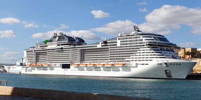 An unnamed family was reportedly not allowed to re-board MSC Cruises’ Grandiosa, pictured, after breaking their "social bubble." (iStock)