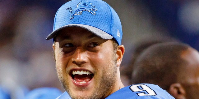 Matthew Stafford is looking to lead a recharged Lions team. (AP Photo/Rick Osentoski, File)
