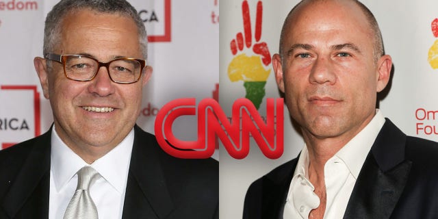 Michael Avenatti (left) recalled watching, while in solitary confinement, CNN legal analyst Jeffrey Toobin talk about his extortion conviction.