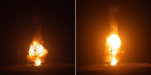 ICBM test launches demonstrate the U.S. nuclear enterprise is safe, secure, effective, and ready to defend the United States and its allies.(U.S. Air Force photo by Senior Airman Hanah Abercrombie)