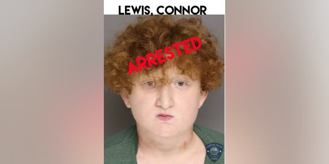 Connor Michael Lewis, 16, is charged with murder after allegedly shooting someone in the head while on the phone with a 911 dispatcher.