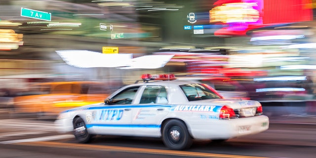 NYC shootings this year, topping 777, have surpassed 2019 numbers, police say 2 An NYPD car in traffic on 7th Avenue at Times Square, Midtown Manhattan.