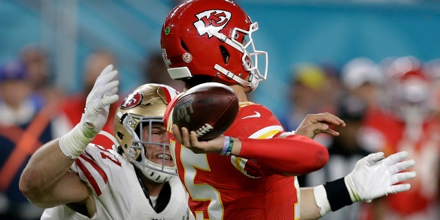 Nick Bosa, left, was the Defensive Rookie of the Year last year. (AP Photo/Chris O'Meara, File)