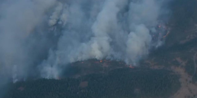 The Mosier Creek Fire has grown to about 500 acres.