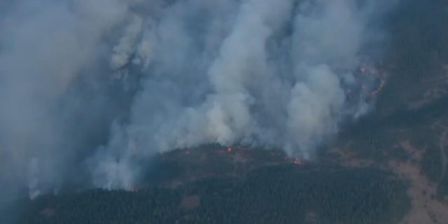 The Mosier Creek Fire has grown to about 500 acres.