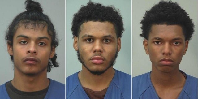 Andre Brown, from left, Perion Carreon and Jerry L. Ward