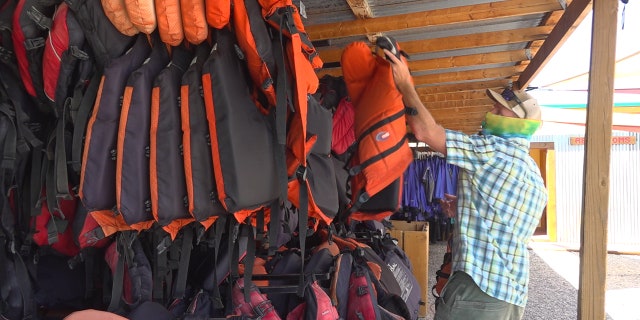 New Mexico River Adventures is back open, disinfecting every surface and piece of equipment. But it's running at around 25% capacity to follow proper social distancing guidelines and keep rafters safe.