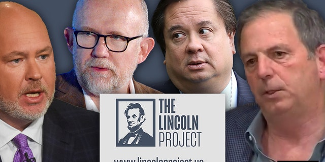 Lincoln Project co-founders Steve Schmidt, Rick Wilson, George Conway and John Weaver. 