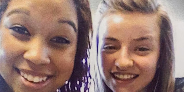 Kaylee Lyons, left, and Sydney Parmelee were highschool classmates and both had children with Davone Unique Anderson. 