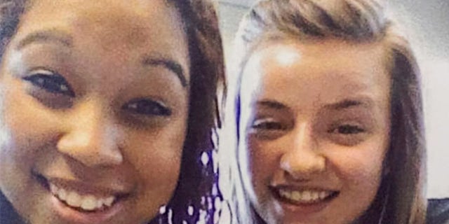 Kaylee Lyons, left, and Sydney Parmelee were highschool classmates and both had children with Davone Unique Anderson.