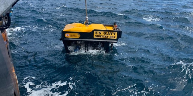 The Navy Undersea Rescue Command confirmed the detection of the Marine landing craft and human remains off the coast of Southern California. 