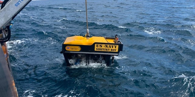 The Navy Undersea Rescue Command confirmed the detection of the Marine landing craft and human remains off the coast of Southern California.