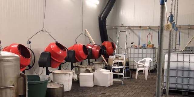 The facility was equipped to produce up to 440 pounds of cocaine a day, officials said.
