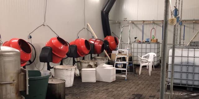 The facility was equipped to produce up to 440 pounds of cocaine a day, officials said.